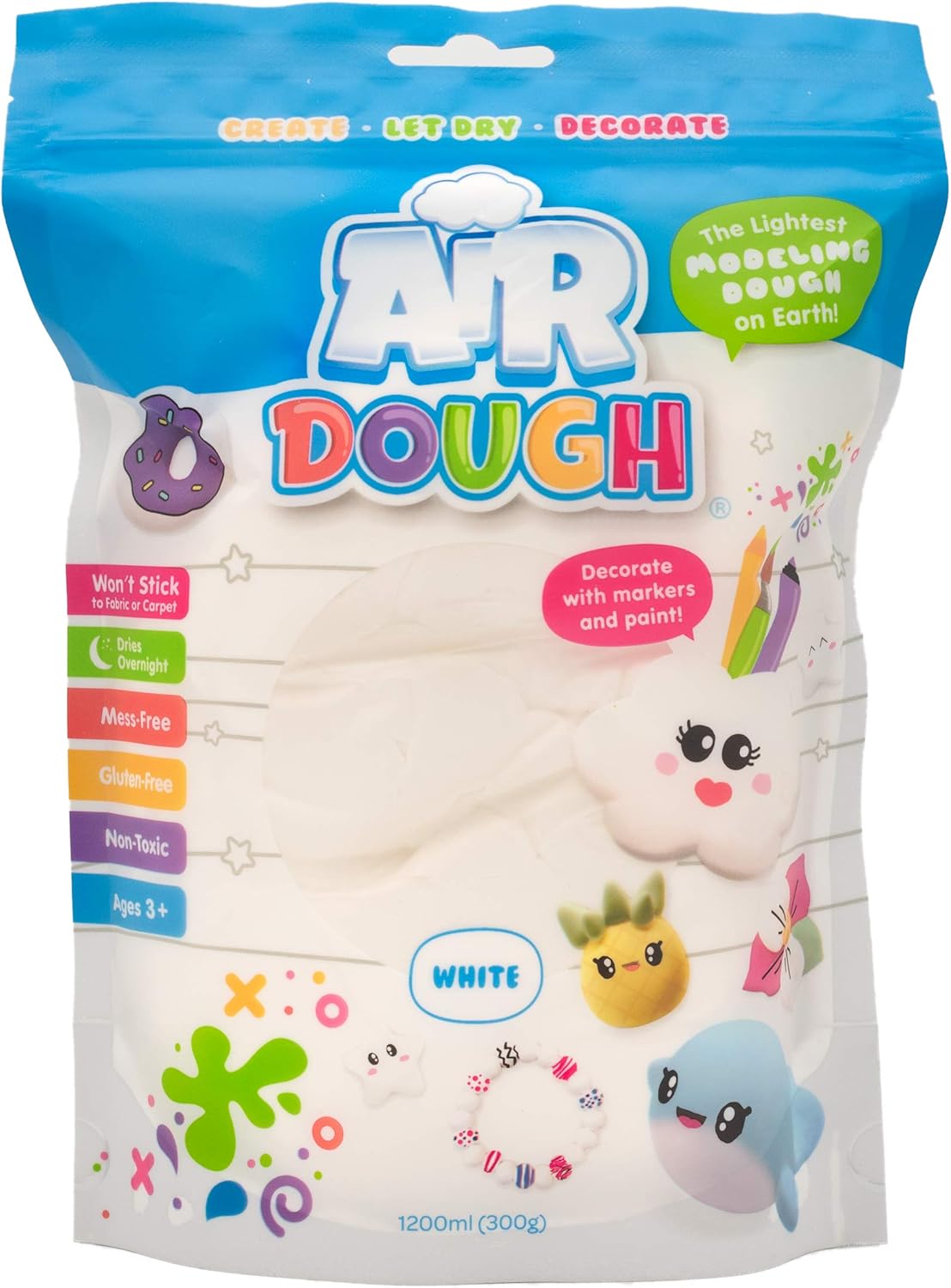 Art Craft Video - White Air Dry Ultra Light Non-Toxic