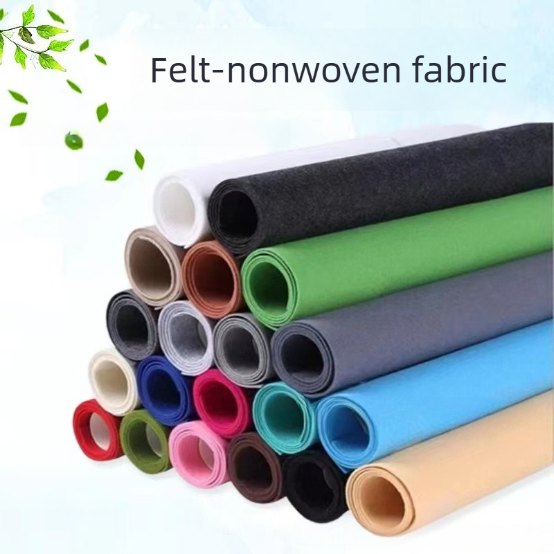 Art Craft Kindergarten - Premium Colorful Nonwoven Felt Fabric Red