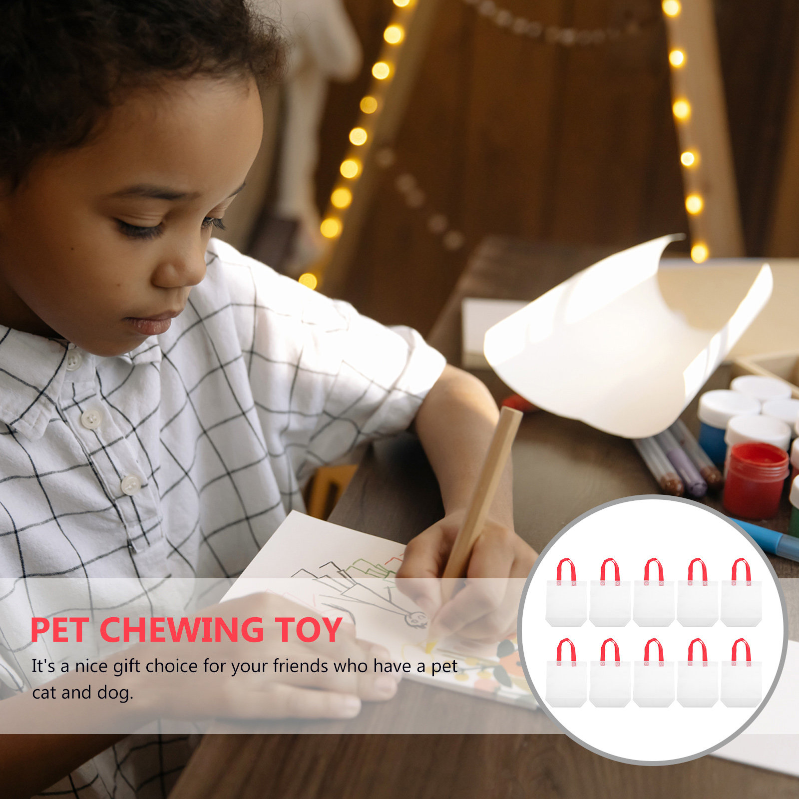 10Pcs Non-Woven Fabric Graffit - Art Craft Kindergarten avis et prix