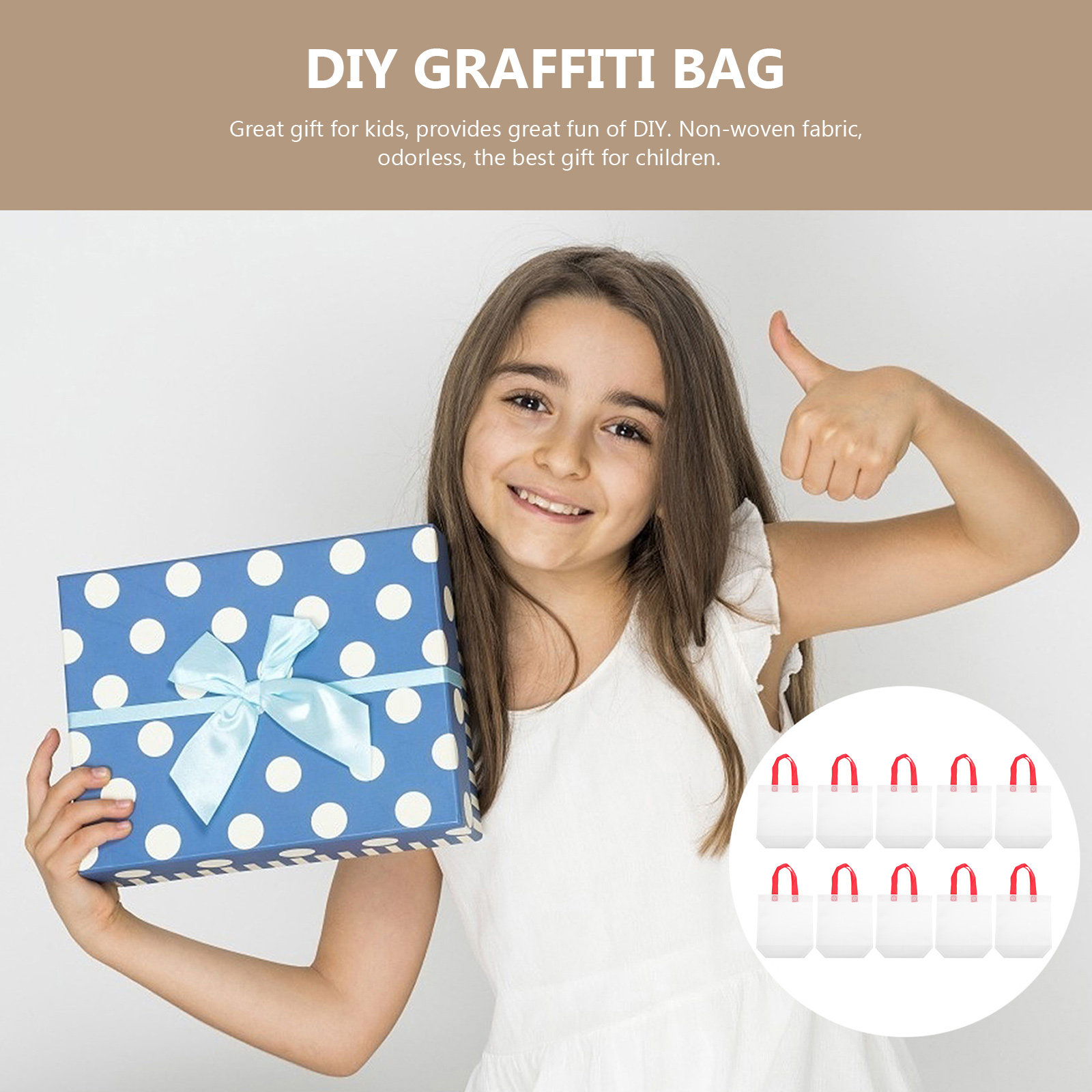 10Pcs Non-Woven Fabric Graffit - Art Craft Kindergarten avis et prix