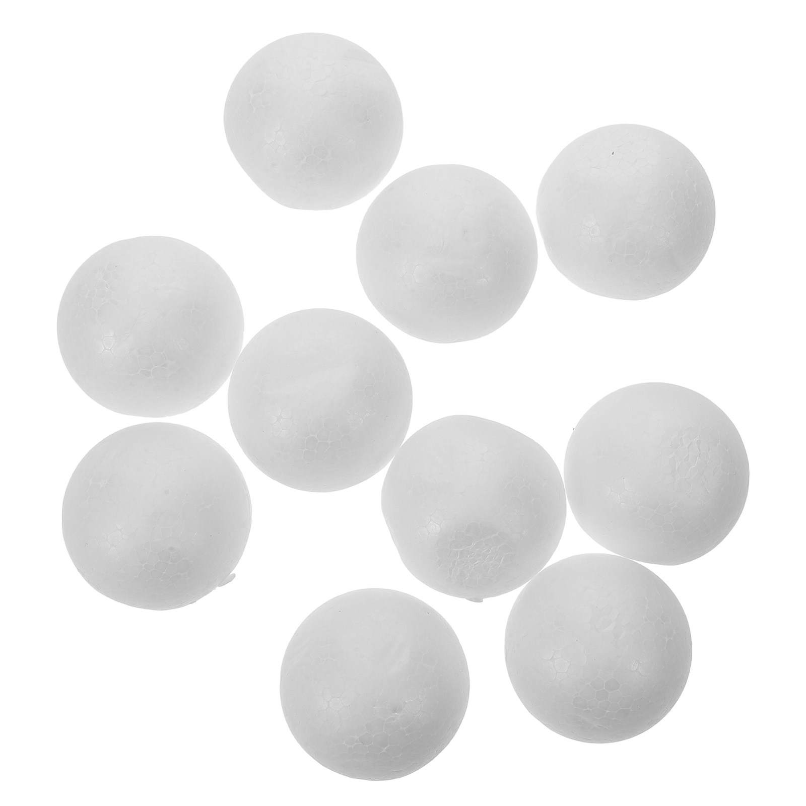 10 Pieces 5Cm White Polystyren - Art Craft Kindergarten avis et prix