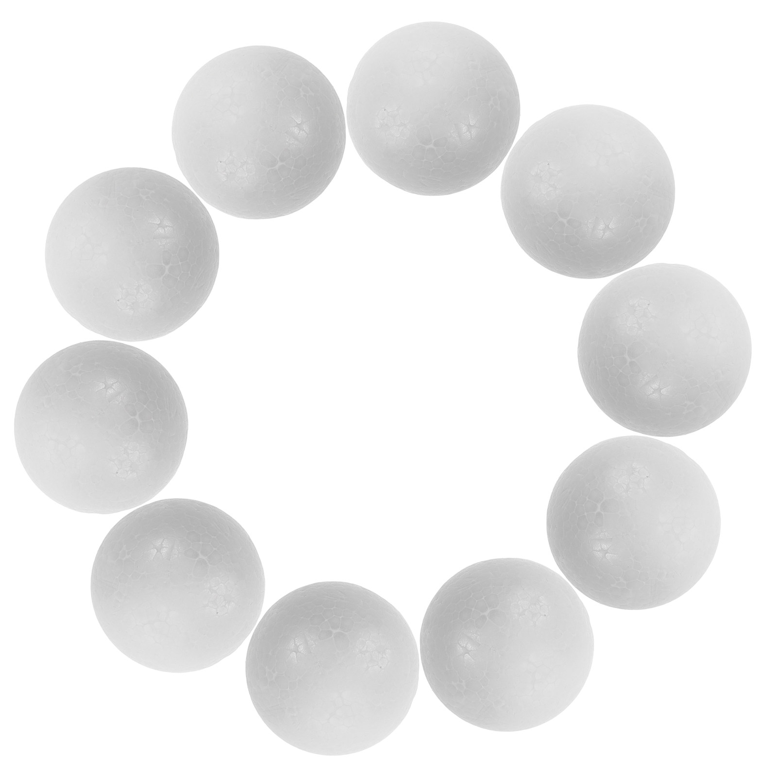 10 Pieces 5Cm White Polystyren - Art Craft Kindergarten avis et prix