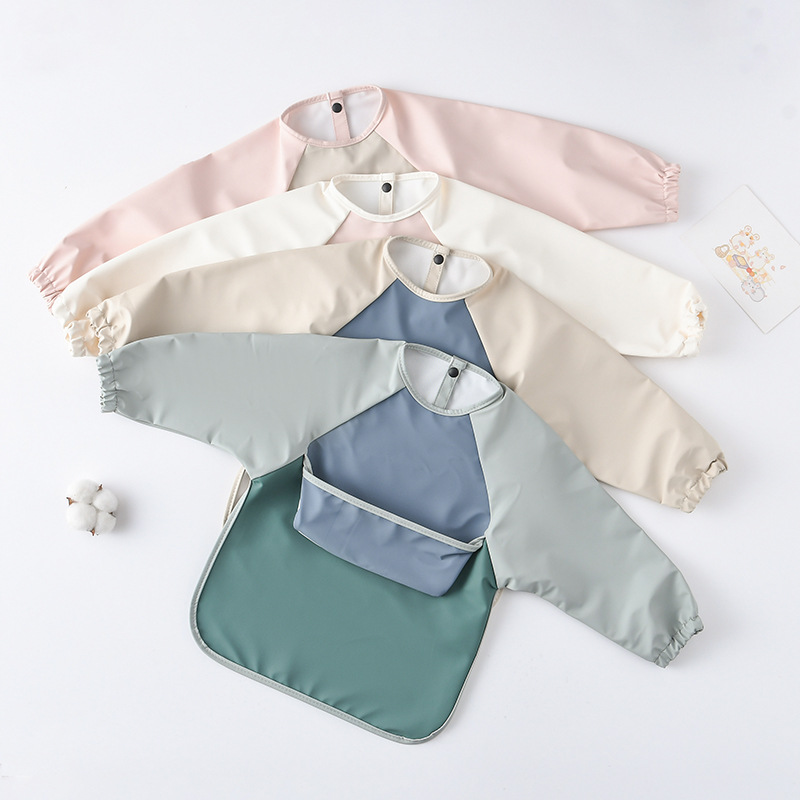 Kids Baby Long Sleeved PU Bibs - Art Craft Kindergarten avis et prix