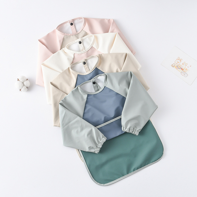 Kids Baby Long Sleeved PU Bibs - Art Craft Kindergarten avis et prix