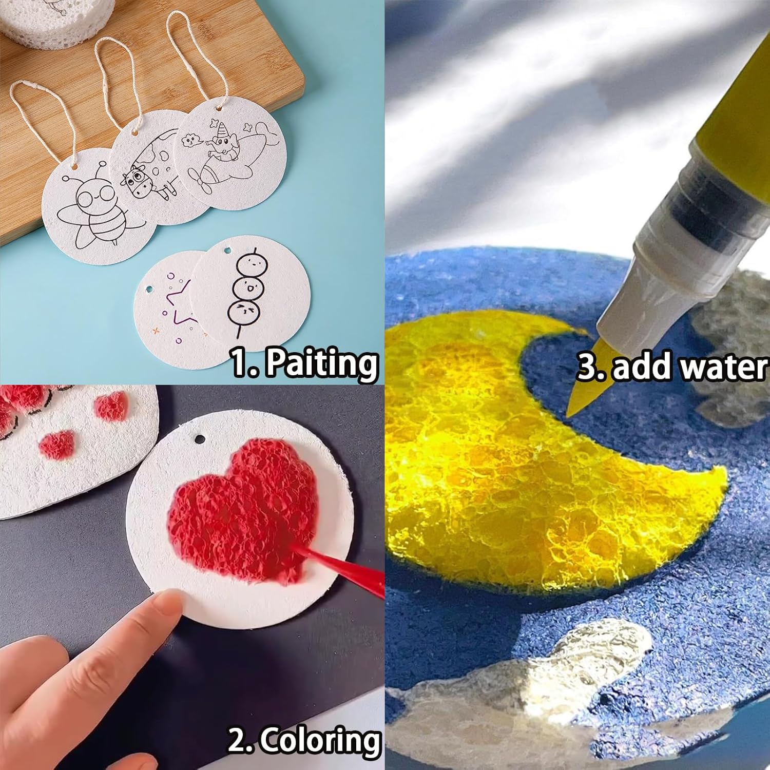 3D Puffy Foam Texture Painting - Art Craft With Paper avis et prix