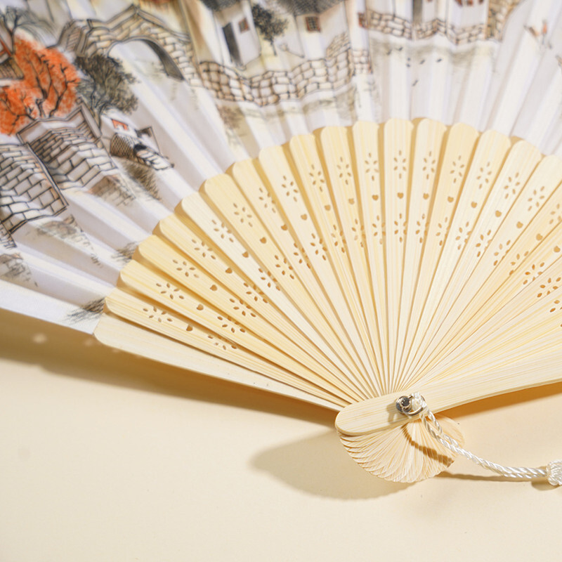 Chinese Silk Folding Fan Vinta - Art Craft Video avis et prix
