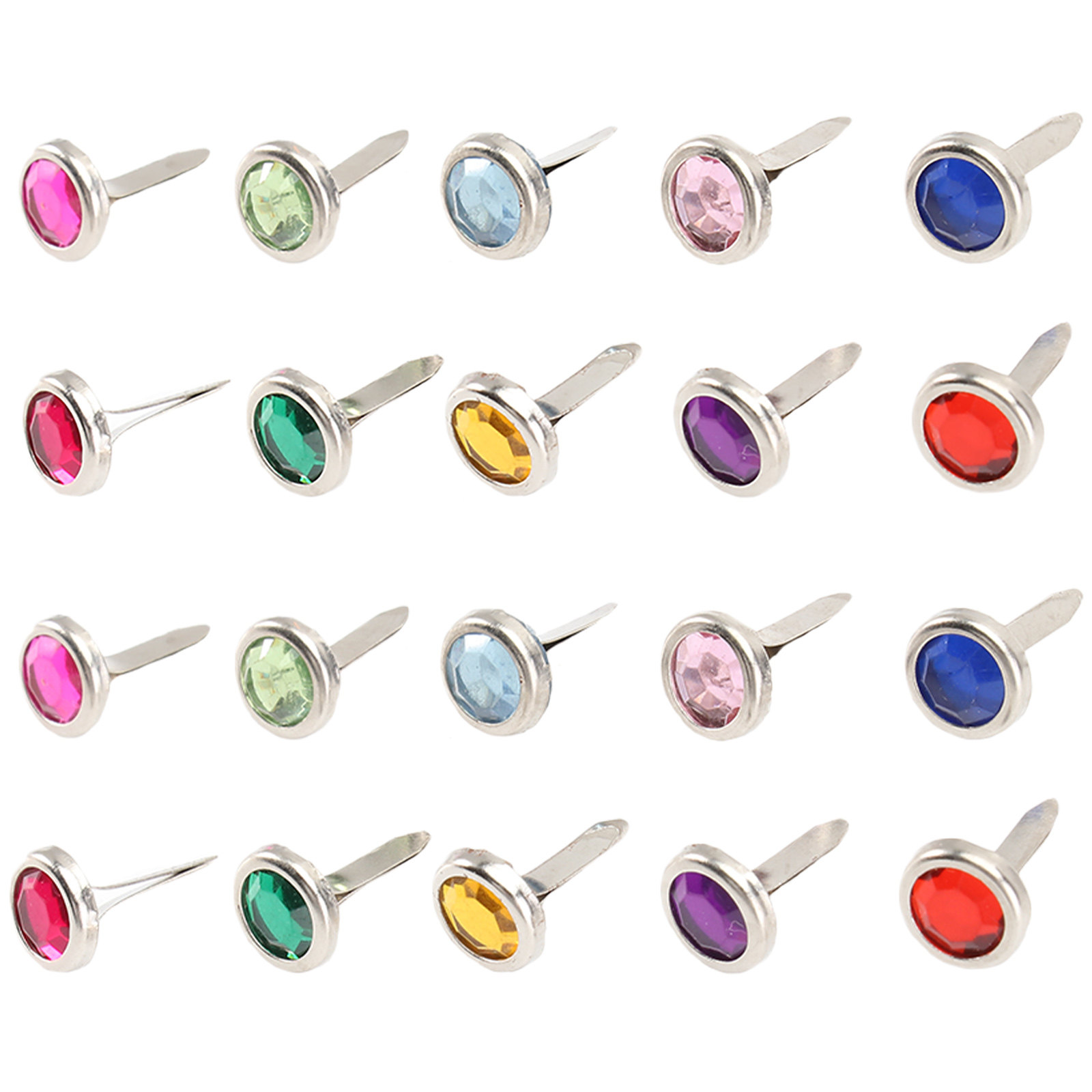 100Pcs Round Brads Fasteners M - Art Craft With Paper avis et prix
