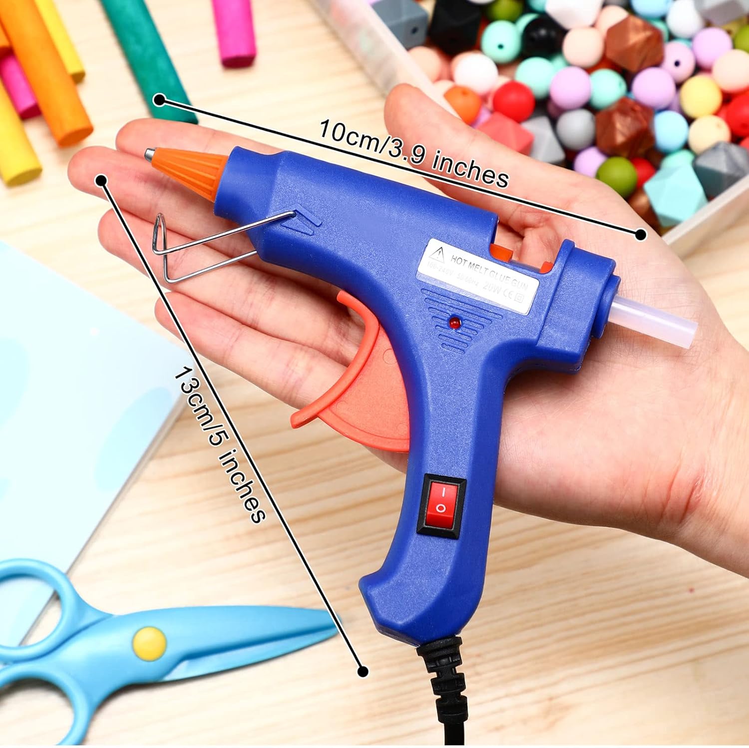 4 Pieces Mini Hot Glue Gun Wit - Art Craft Classes avis et prix