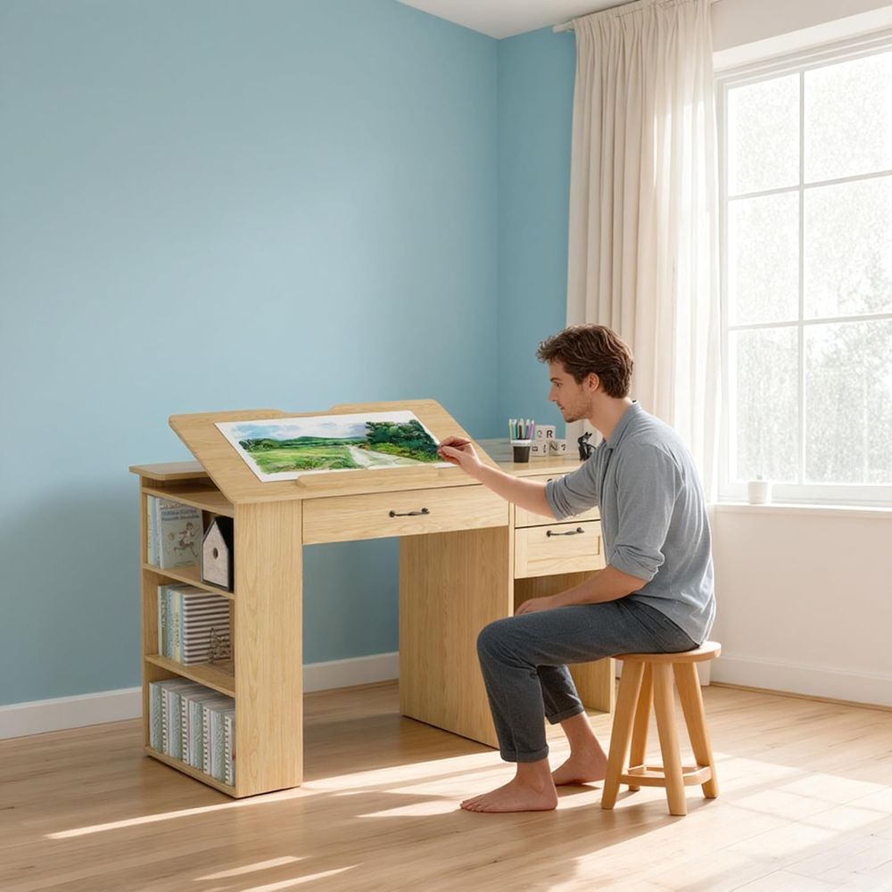 Adjustable Desk with Storage,  - Art & Craft Paper Origami avis et prix