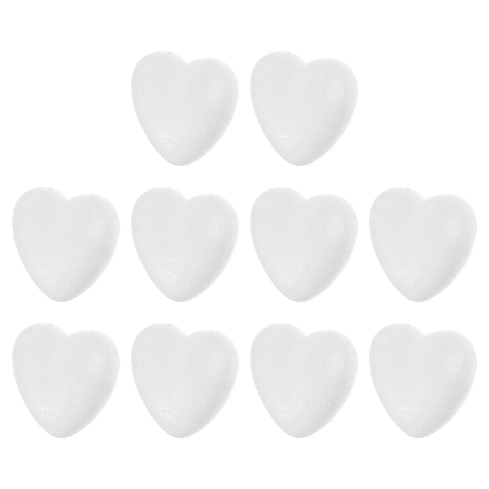 10Pcs Heart Shaped Polystyrene - Art Craft Classes avis et prix