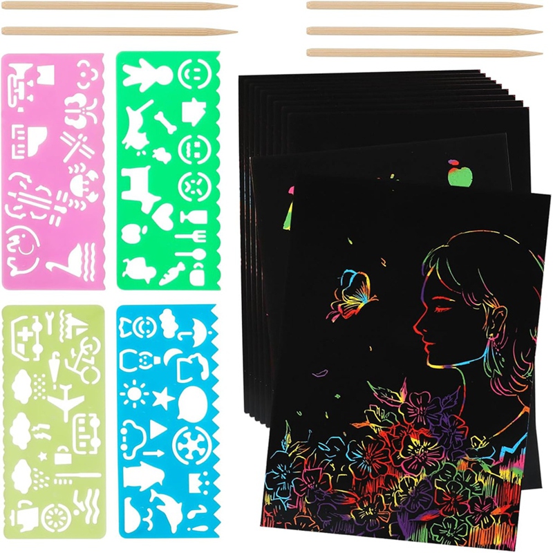 Scratch Paper Art Set, Black C - Craft Art Set avis et prix