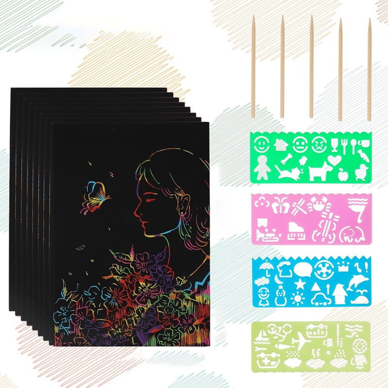 Scratch Paper Art Set, Black C - Craft Art Set avis et prix