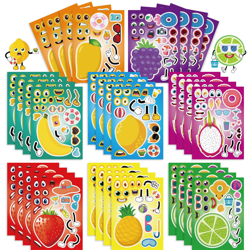 6-24sheet Make Your Own Fruit  - Art Craft 5 Year Old avis et prix