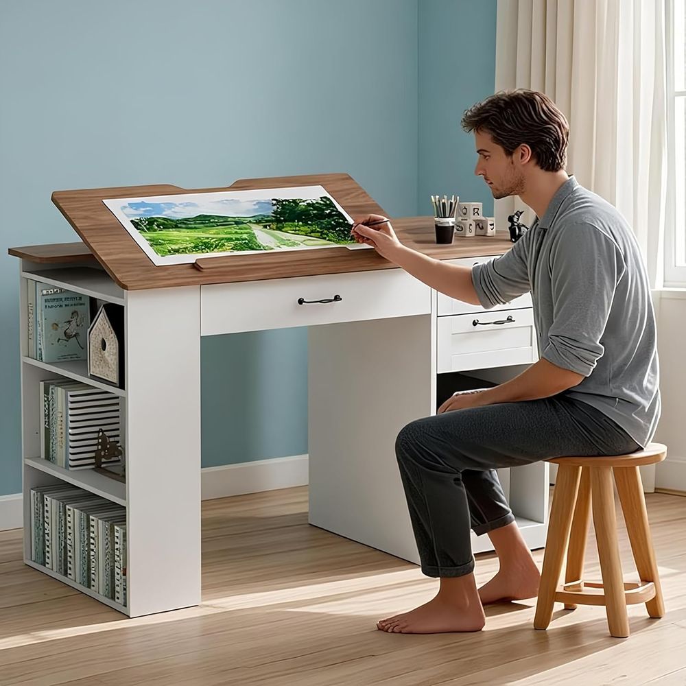 Adjustable Desk with Storage a - Art & Craft Paper Origami avis et prix