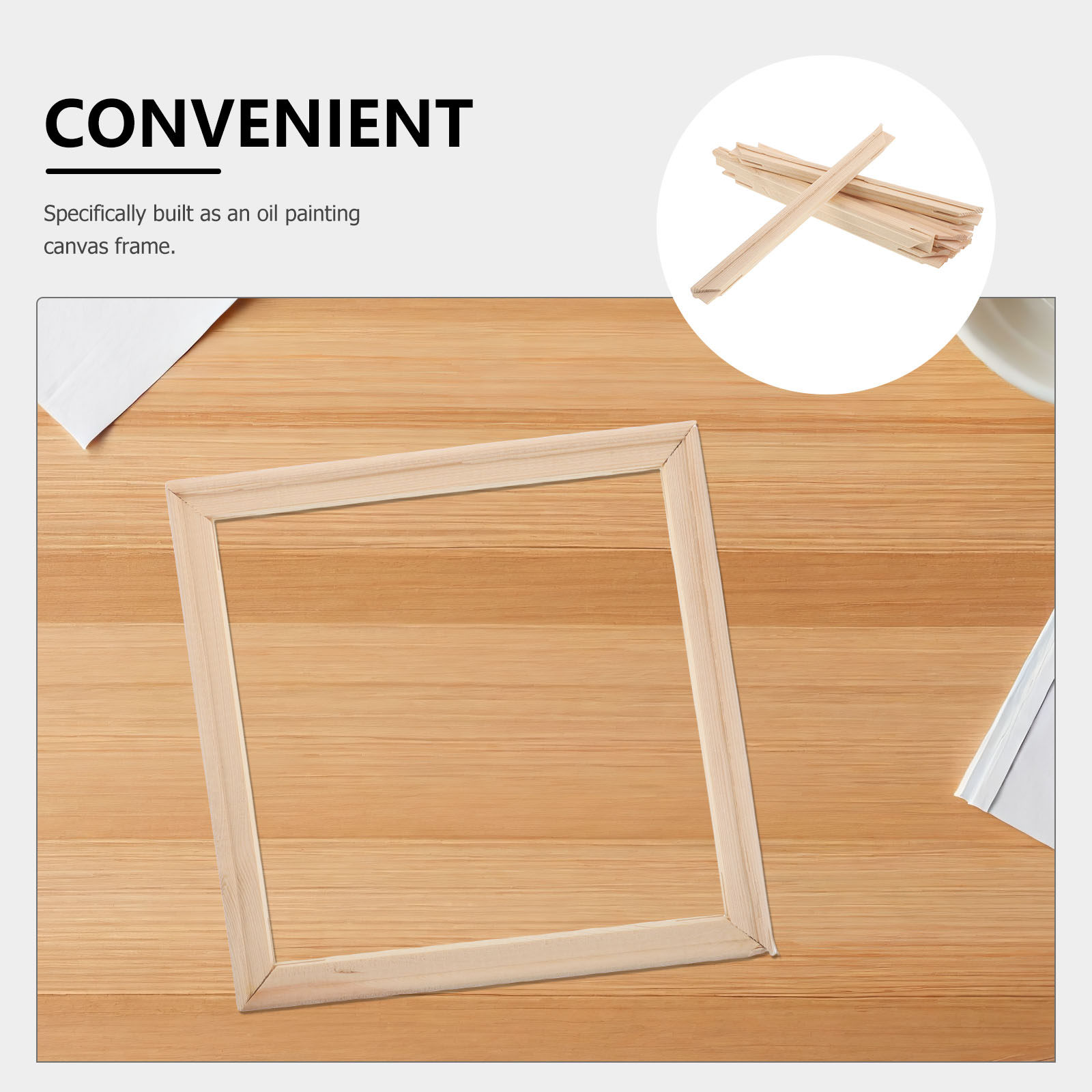 6Pcs Natural Wood Craft Pictur - Art Craft Picture avis et prix