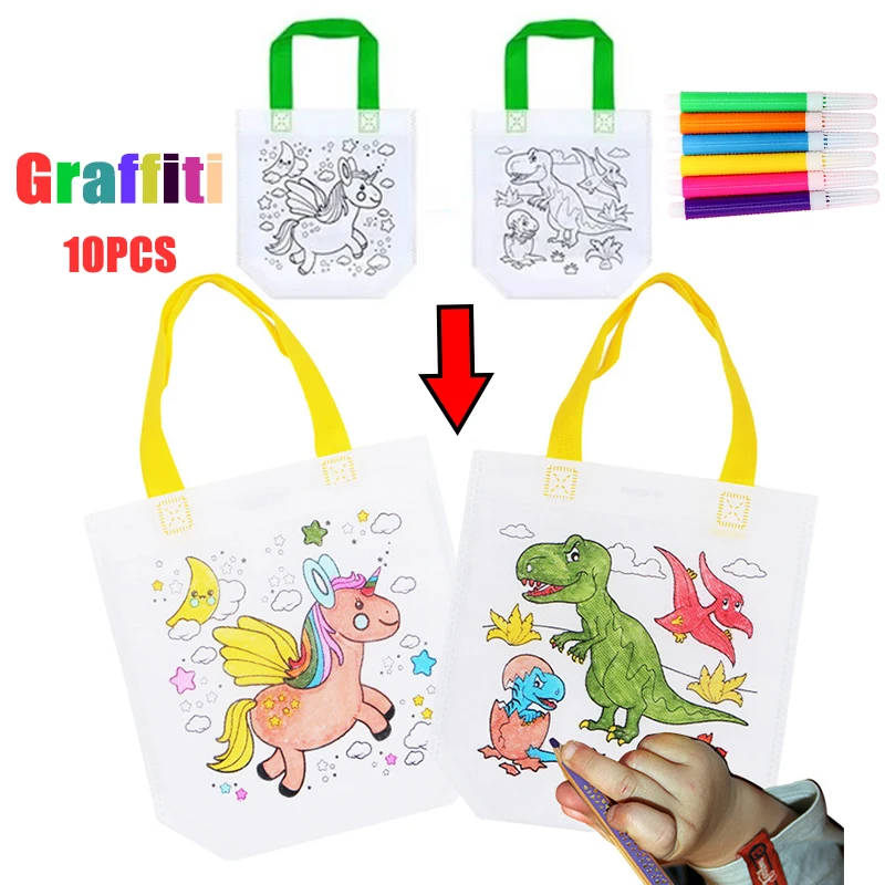 1-10pcs Sets DIY Graffiti Bag  - Art Craft 5 Year Old avis et prix