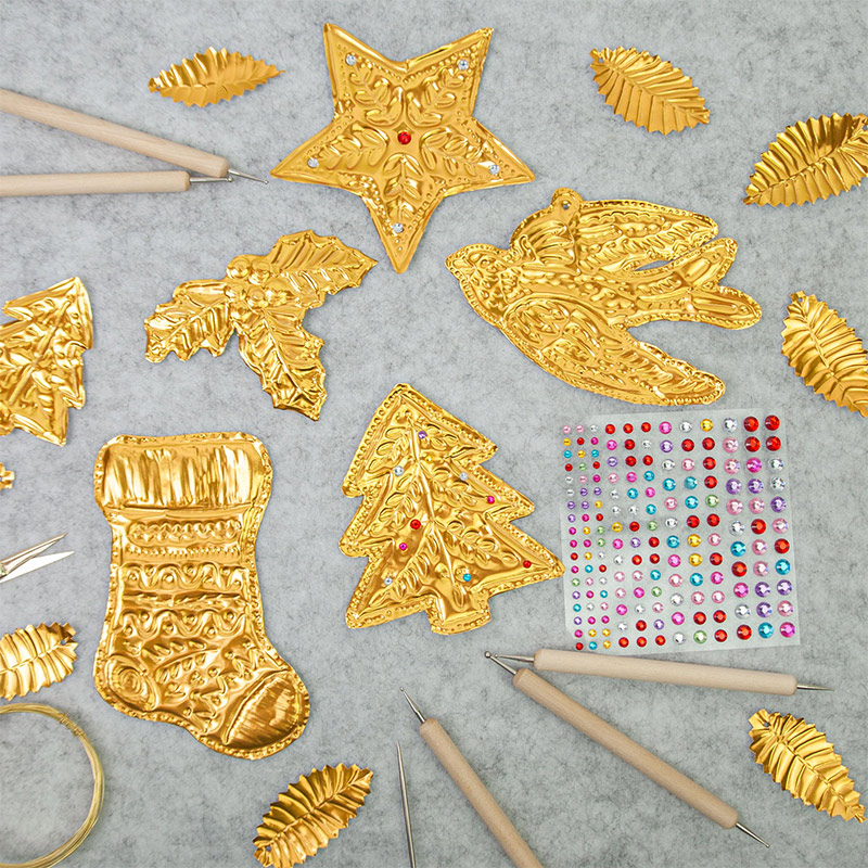 DIY Gold Foil Art Relief Chris - Art Craft With Paper avis et prix