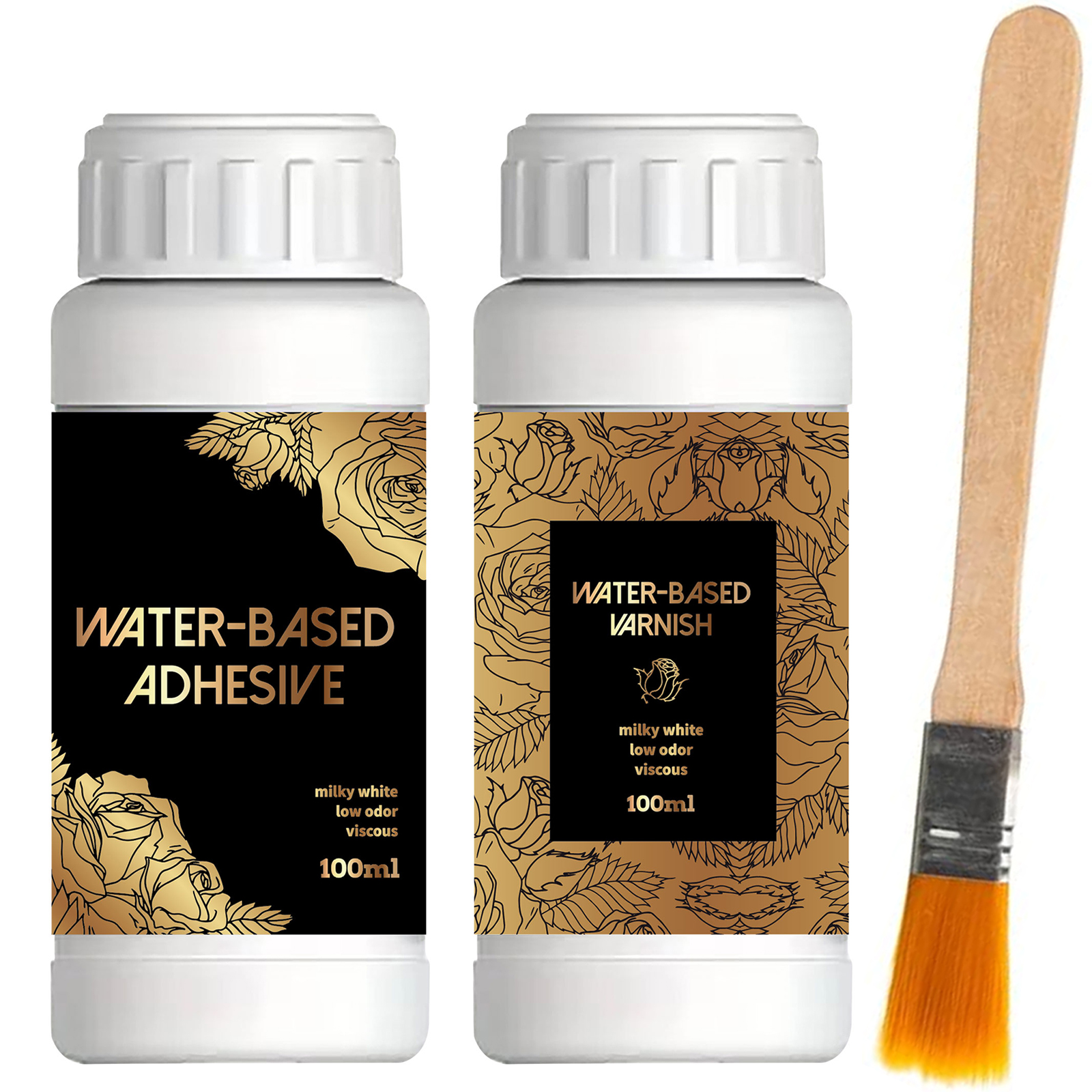 100ML/200ML Golden Foil Adhesi - Craft Art Set avis et prix