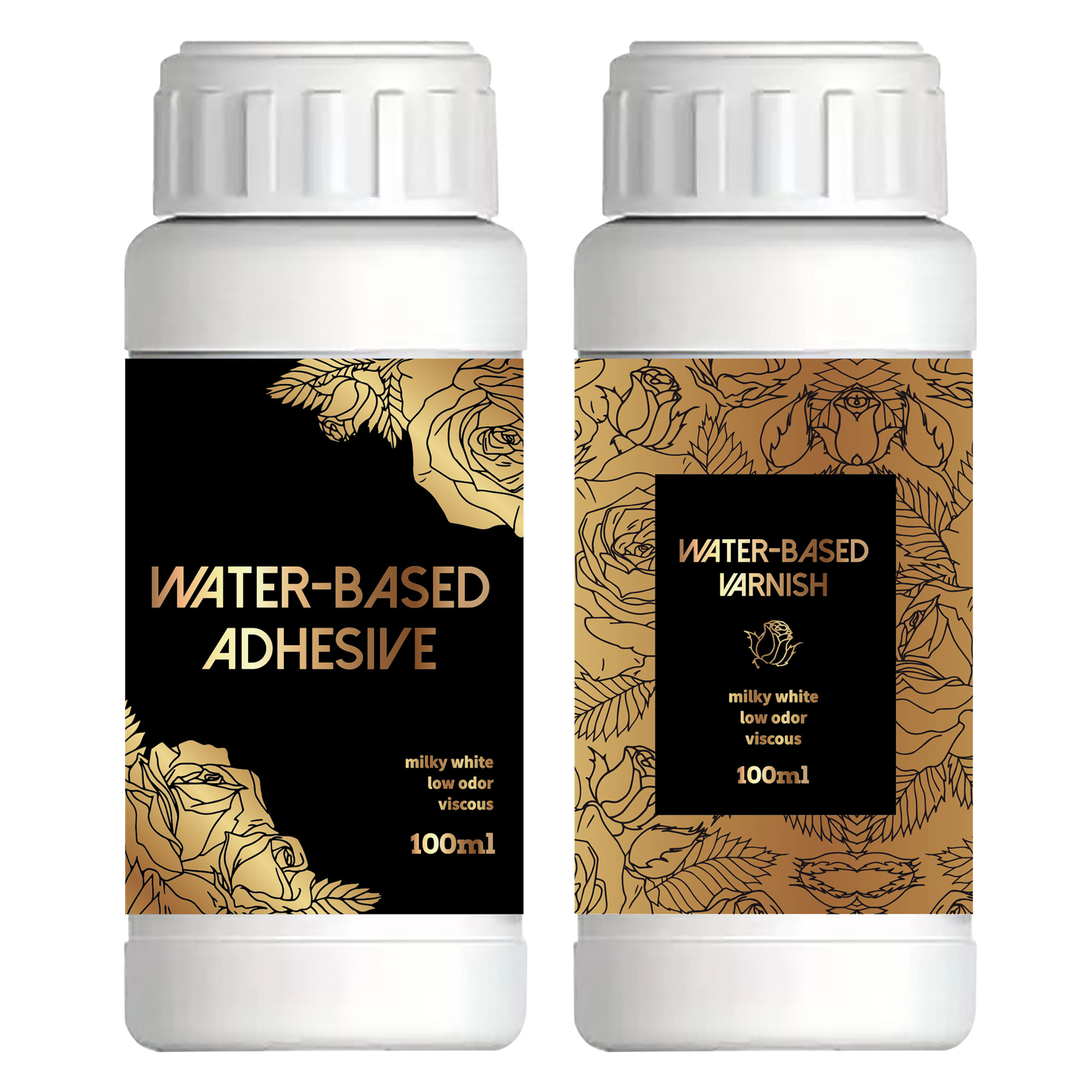 100ML/200ML Golden Foil Adhesi - Craft Art Set avis et prix