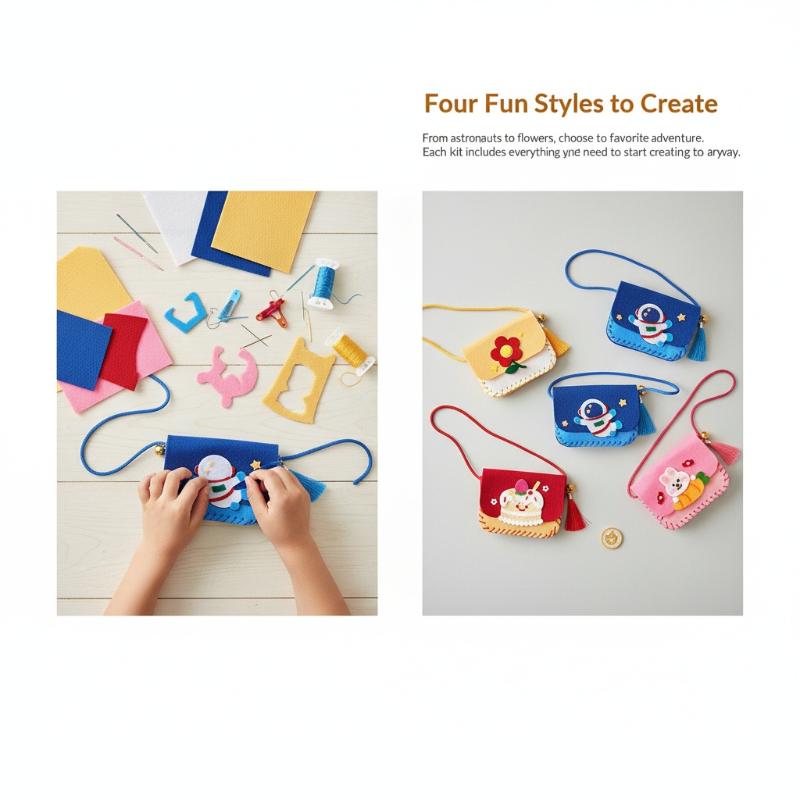 Cute Felt Felt Bag Making Kit  - Art Craft Kindergarten avis et prix