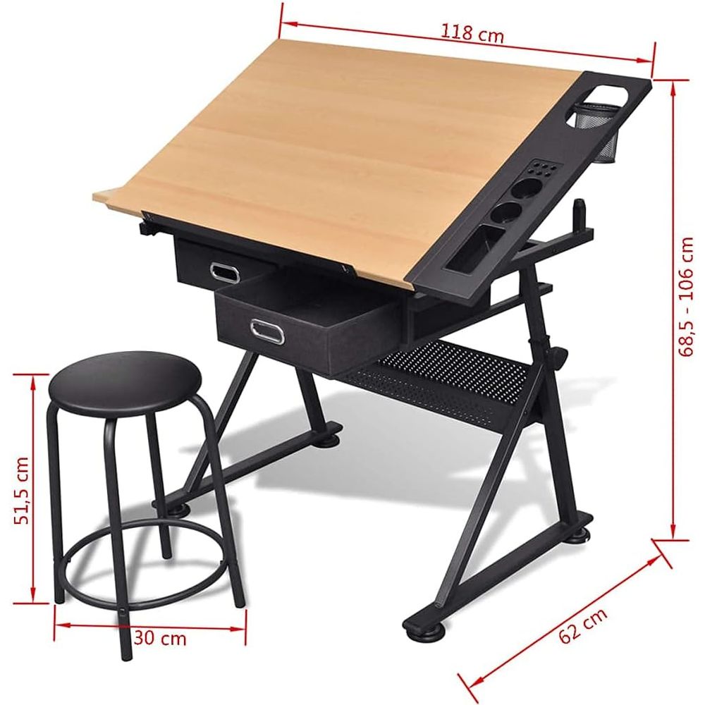 Adjustable Height Drafting Tab - Art & Craft Paper Origami avis et prix