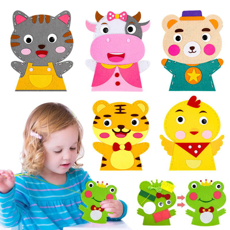 Cute Cartoon Animal Hand Puppe - Art Craft 6 Year Old avis et prix