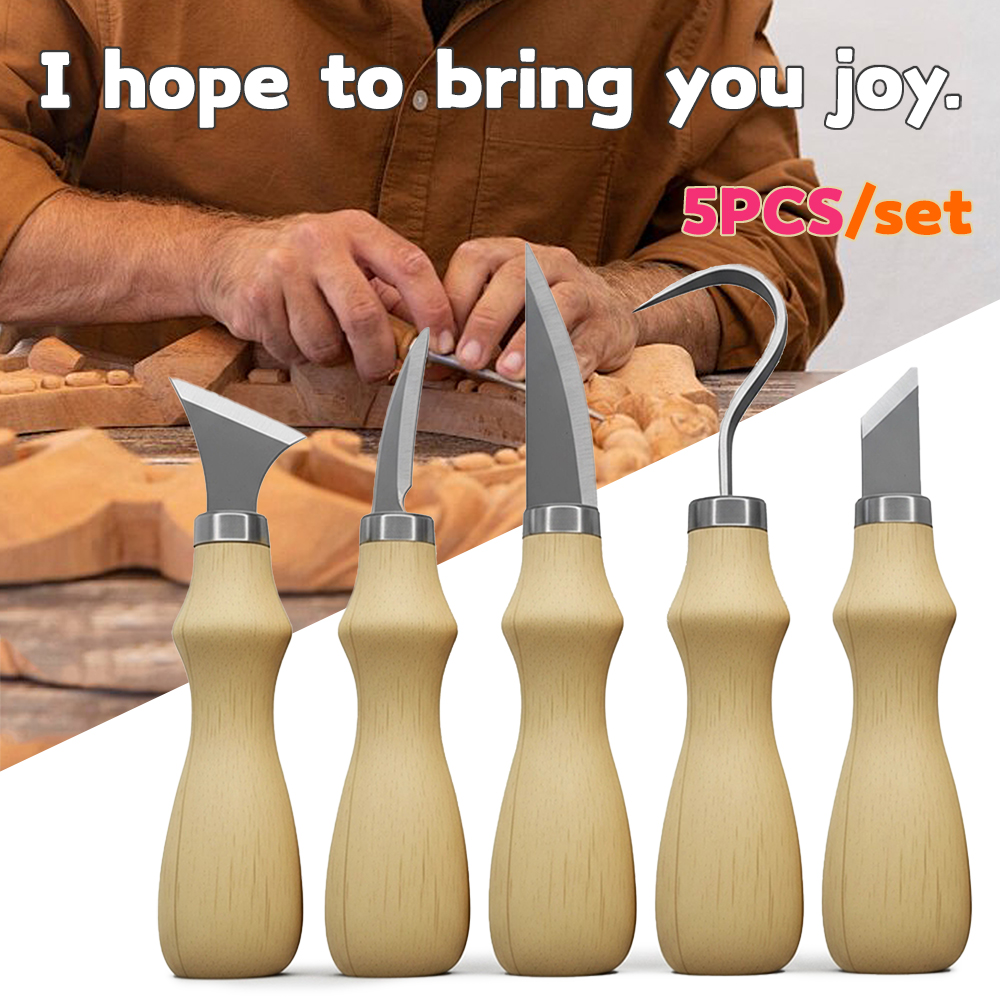 5pc Wood Carving Tools Set Oak - Craft Art Set avis et prix