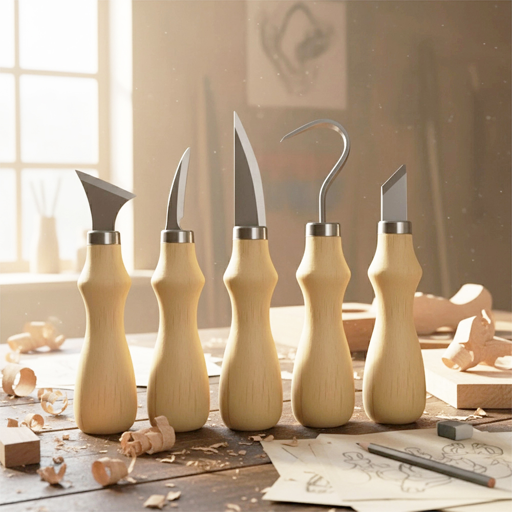 5pc Wood Carving Tools Set Oak - Craft Art Set avis et prix
