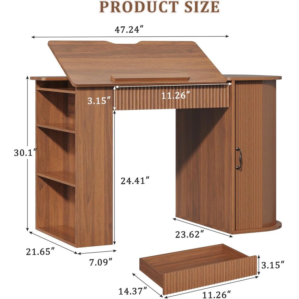 Storage Cabinet Desk with Shel - Art & Craft Paper Origami avis et prix