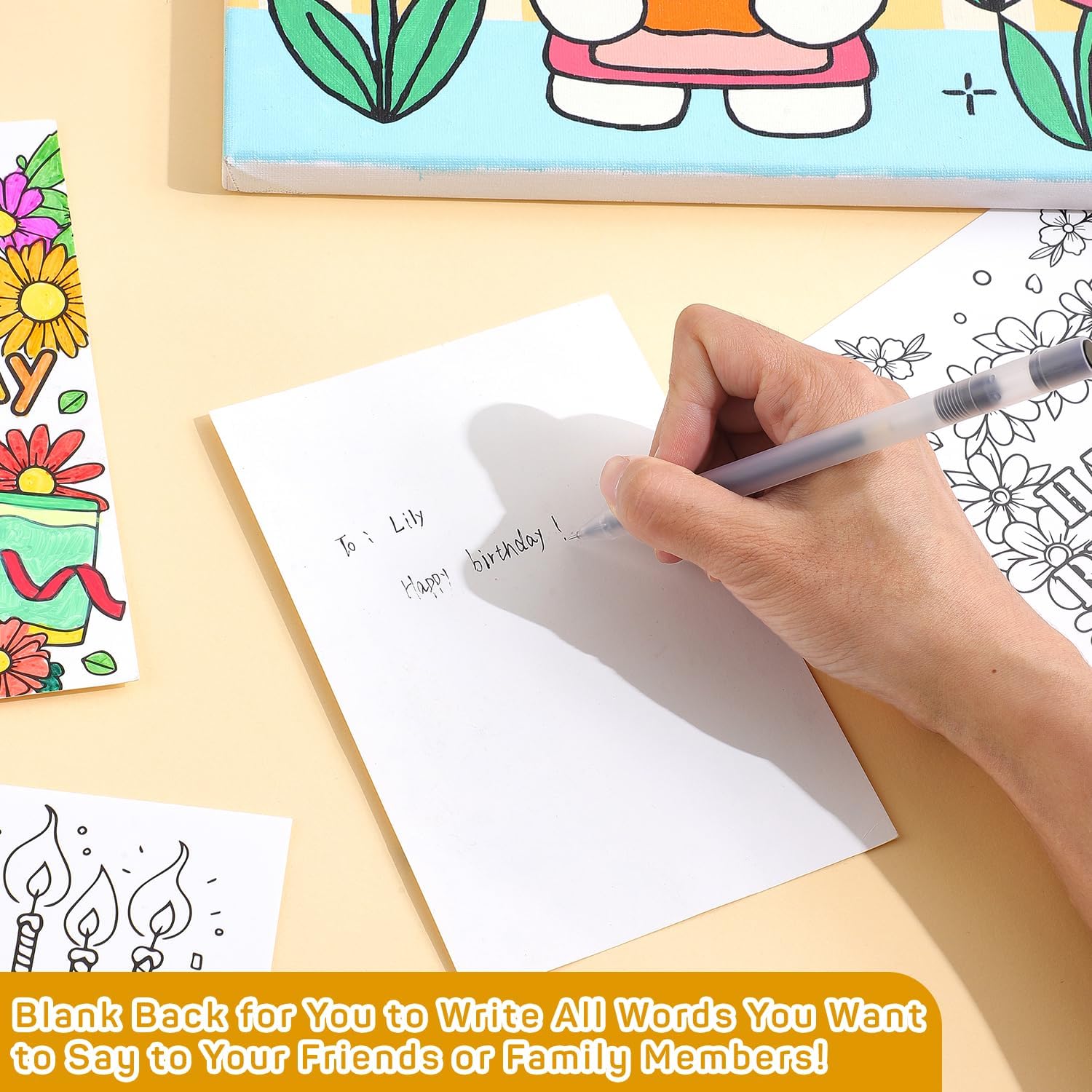 24 Unique Birthday Coloring Ca - Art Craft Gifts For Adults avis et prix