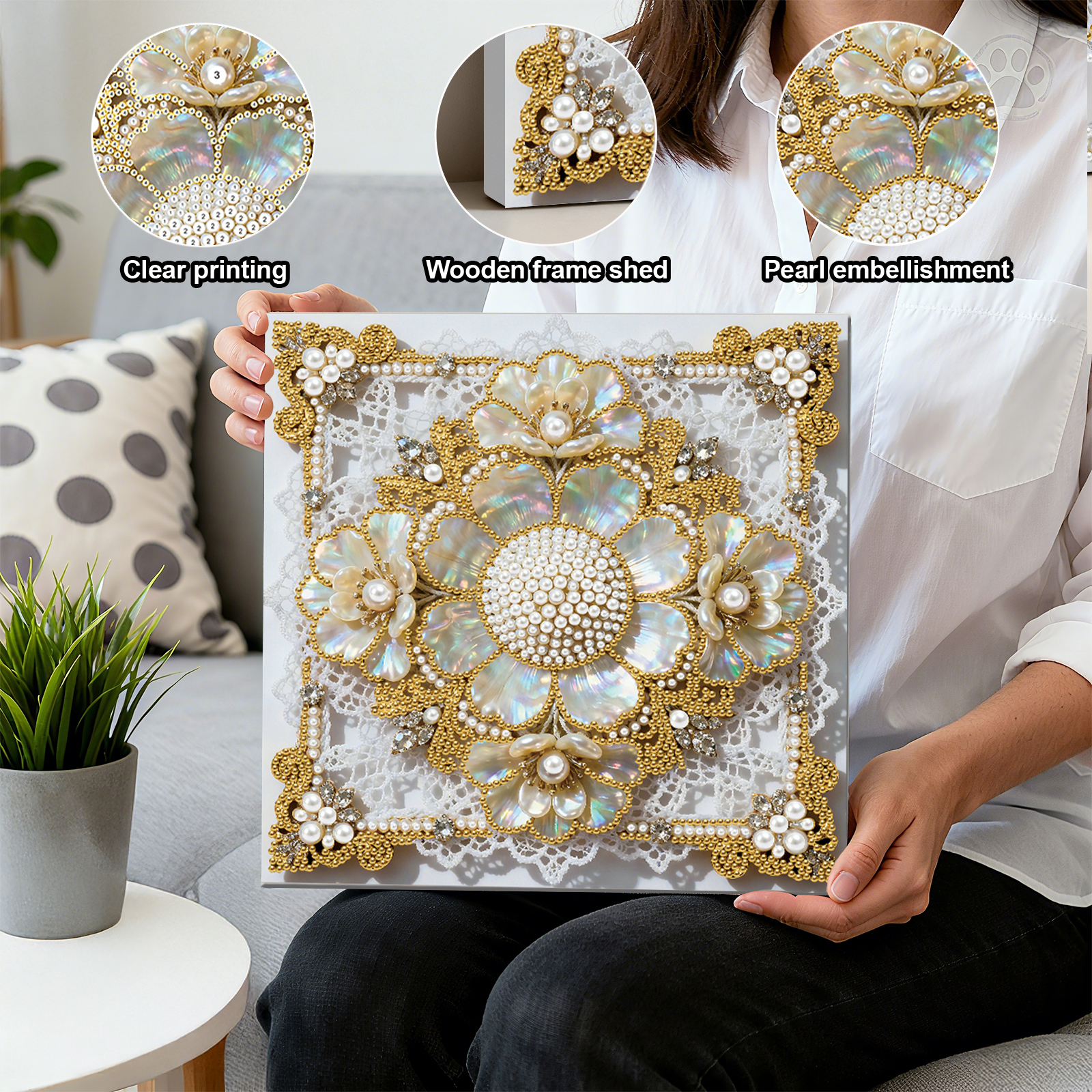 DIY Pearl Painting Kit for Hom - Art Craft Picture avis et prix