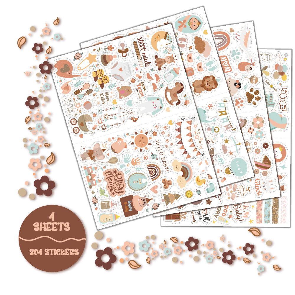 4 sheets/pack Baby Scrapbook S - Art Craft 6 Year Old avis et prix
