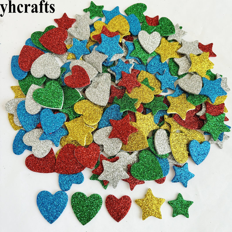 150PCS/LOT.Glitter star and he - Art Craft Kindergarten avis et prix