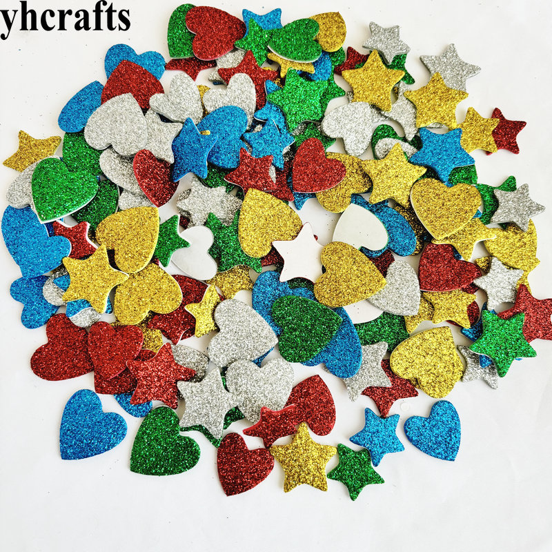 150PCS/LOT.Glitter star and he - Art Craft Kindergarten avis et prix