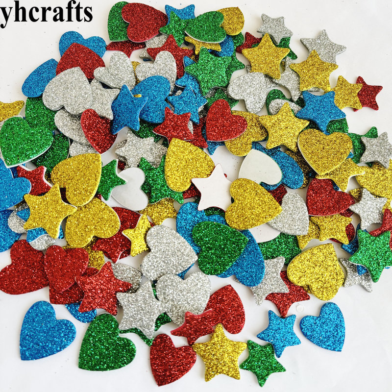 150PCS/LOT.Glitter star and he - Art Craft Kindergarten avis et prix