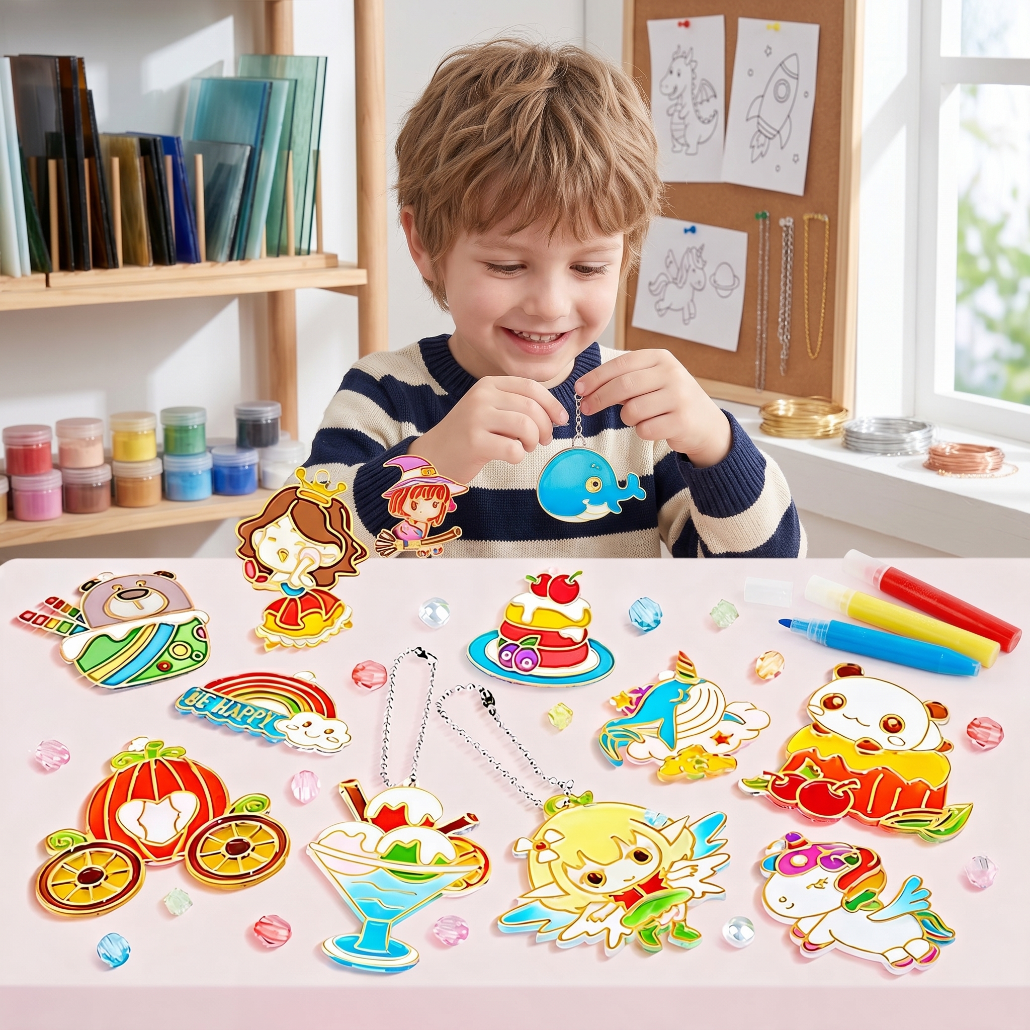 DIY Crystal Gel Painting Kit C - Art Craft 5 Year Old avis et prix