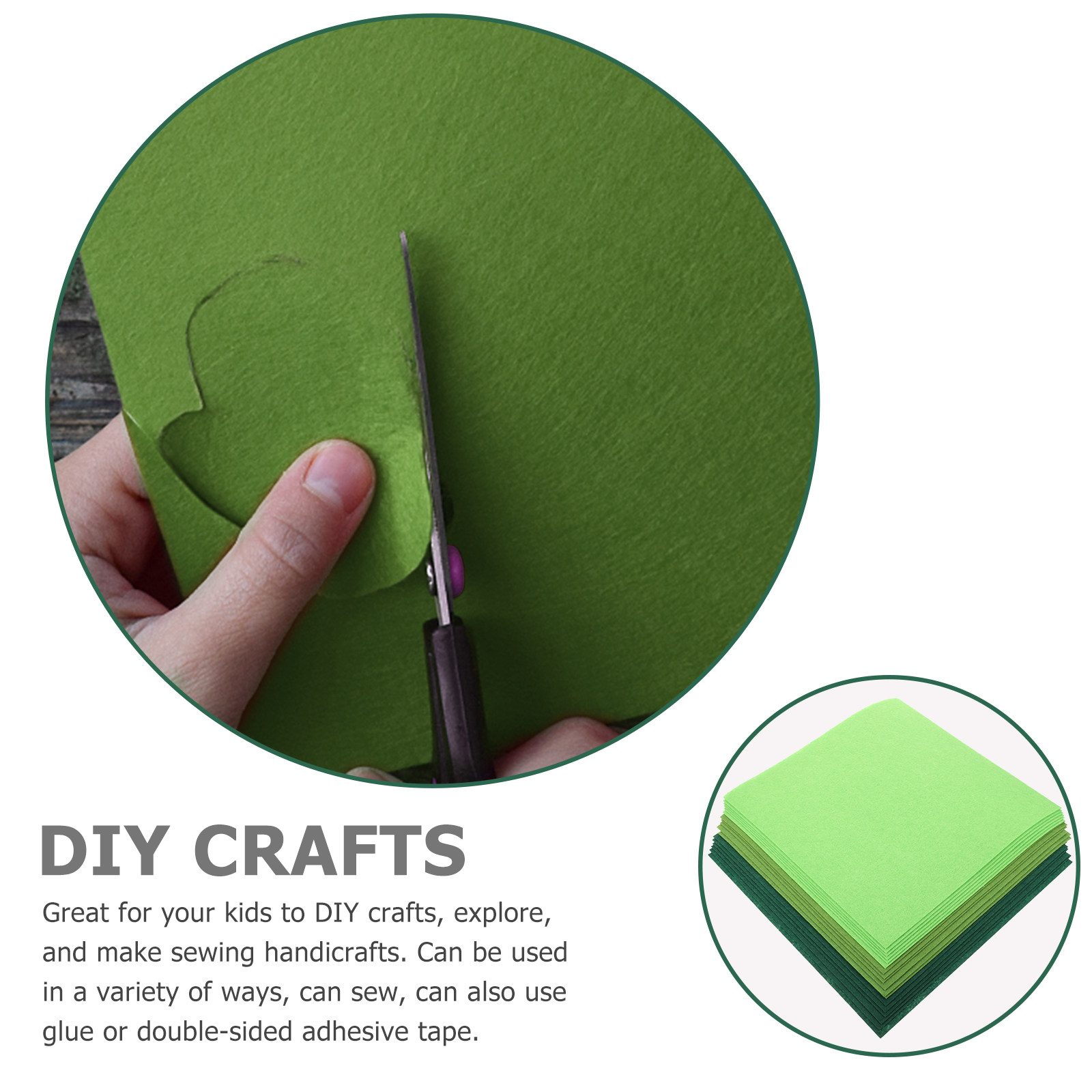 18Pcs Polyester Felt Fabric Sh - Art Craft Classes avis et prix