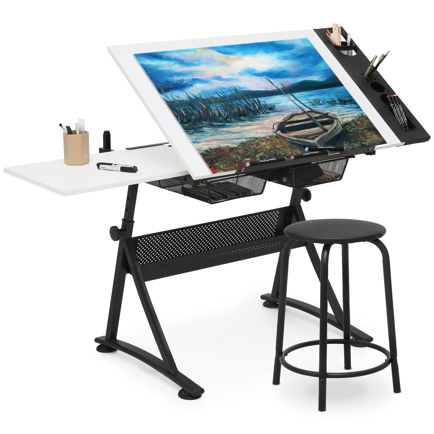 Adjustable Drafting Desk with  - Art & Craft Paper Origami avis et prix