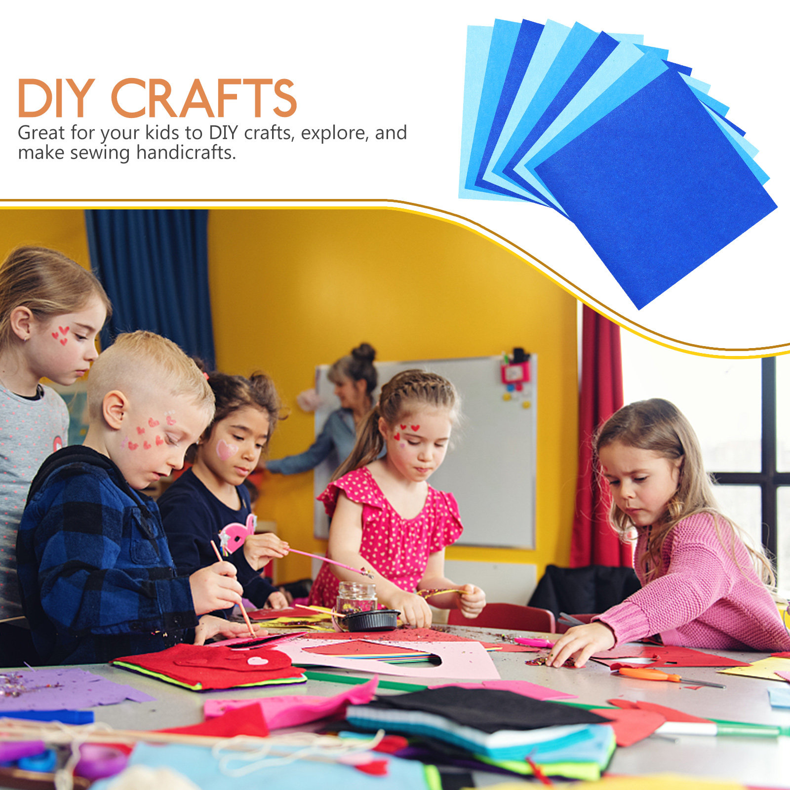 9Pcs DIY Felt Fabric Sheets Fe - Art Craft Classes avis et prix
