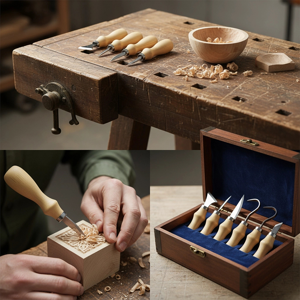 5pc Wood Carving Tools Set Oak - Craft Art Set avis et prix