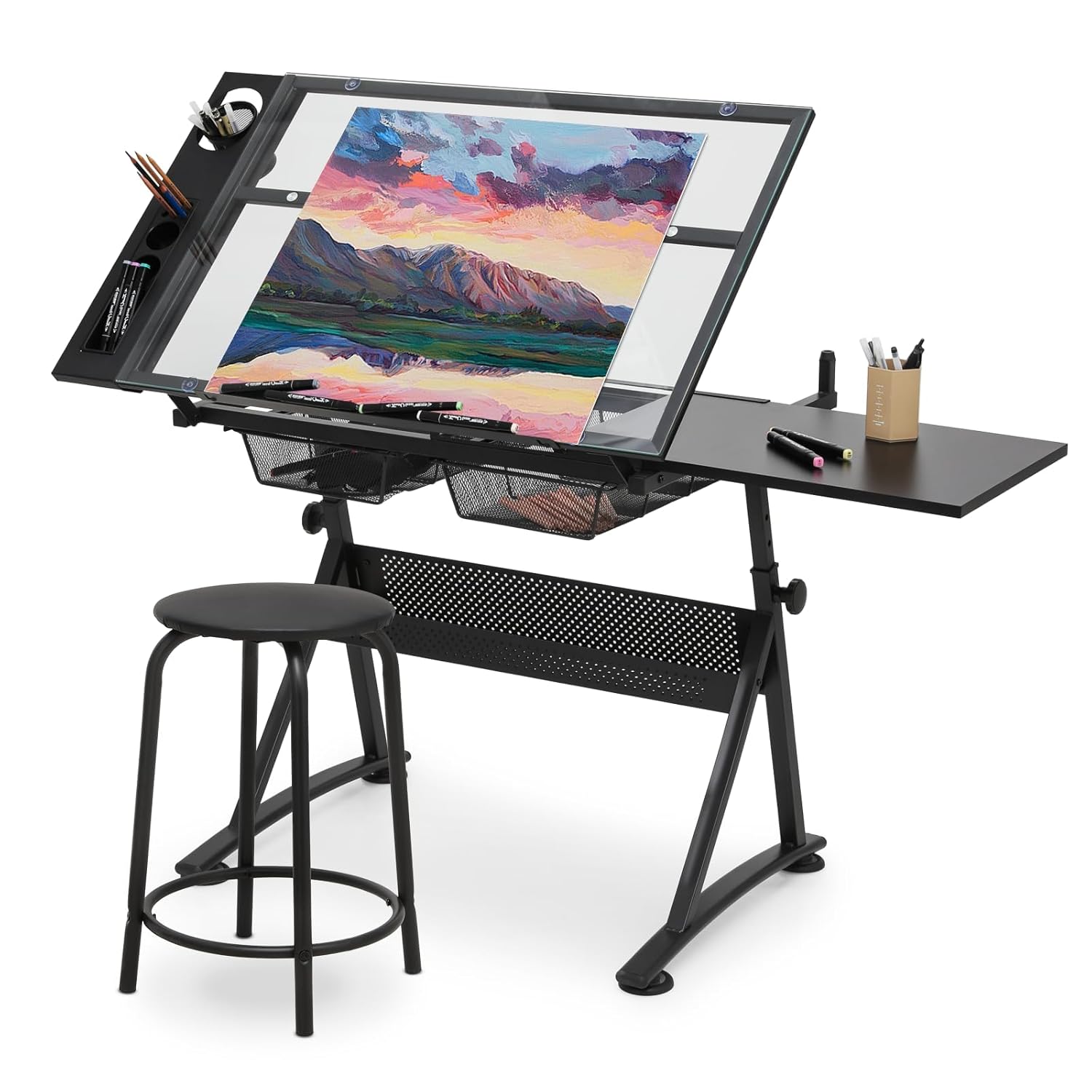 Drafting Table with Height Adj - Art & Craft Paper Origami avis et prix