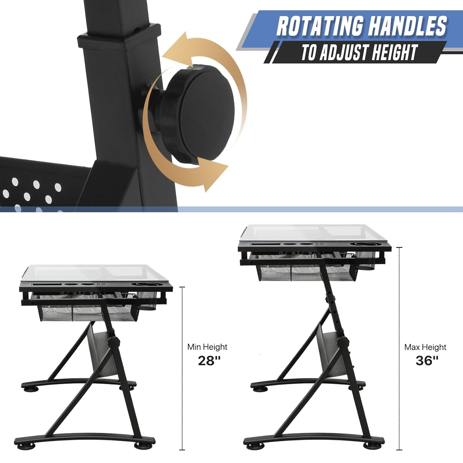 Drafting Table with Height Adj - Art & Craft Paper Origami avis et prix