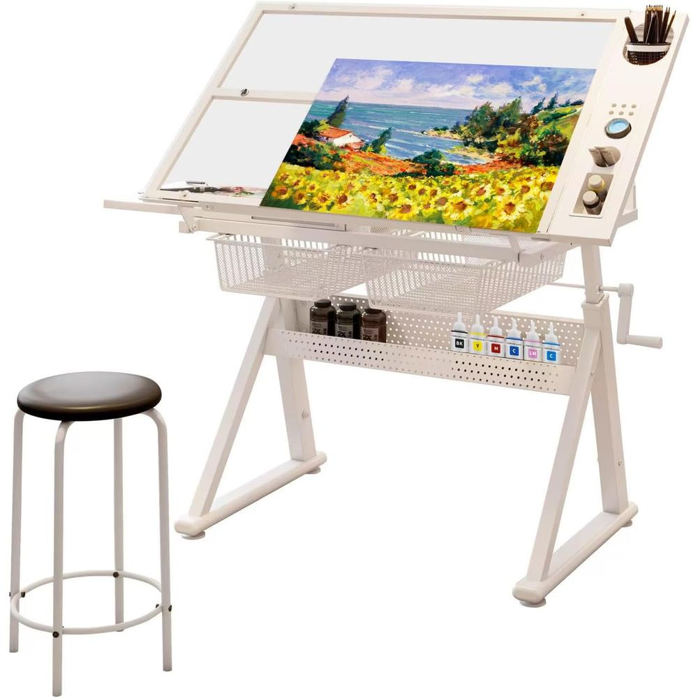 Adjustable Art Desk with Tempe - Art & Craft Paper Origami avis et prix