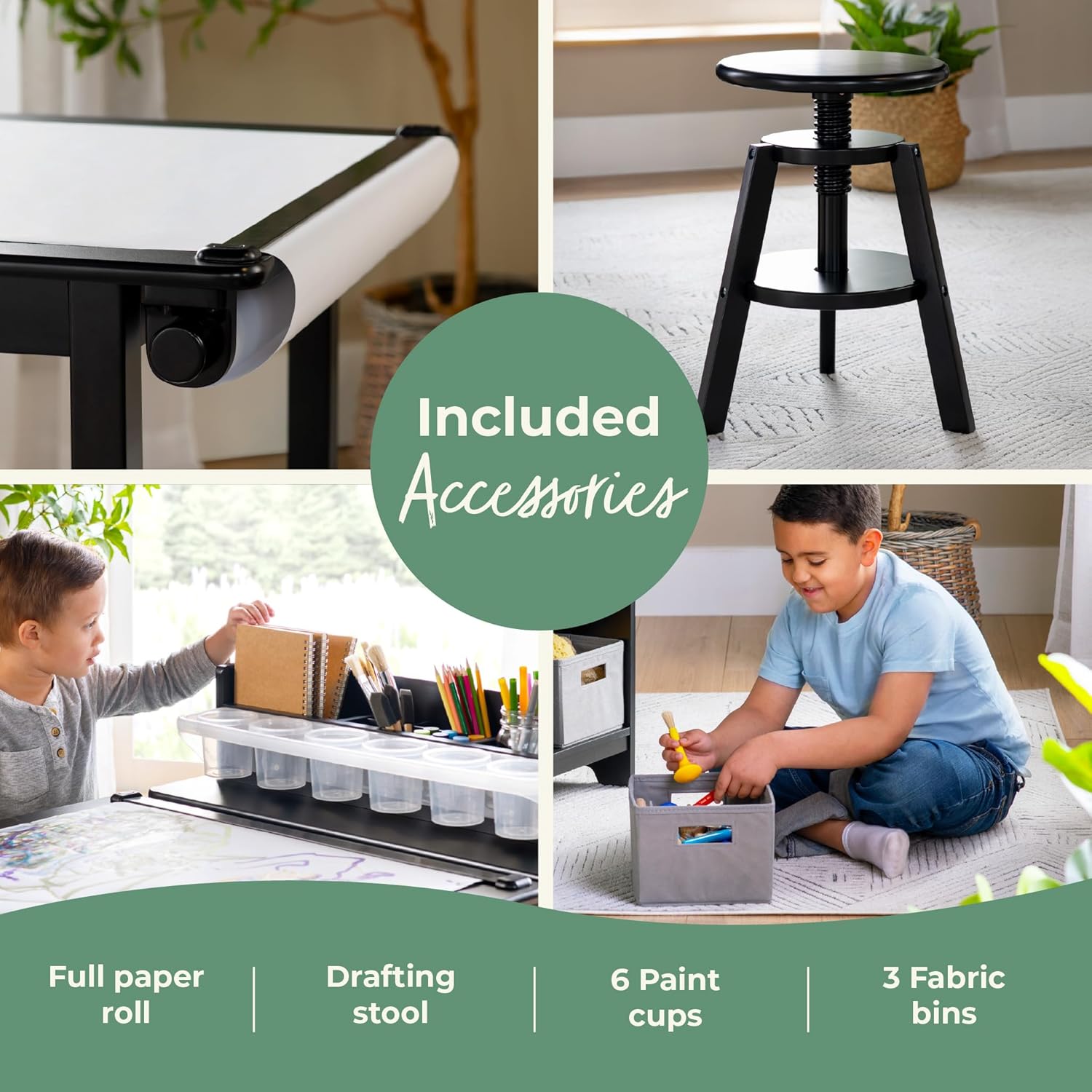 Adjustable Art Desk with Stora - Art & Craft Paper Origami avis et prix