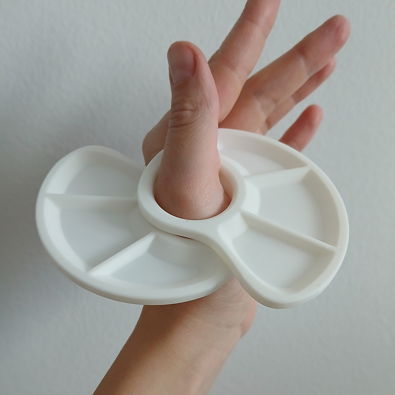 1/2pc Thumb Palette Ergonomic  - Art Craft Classes avis et prix