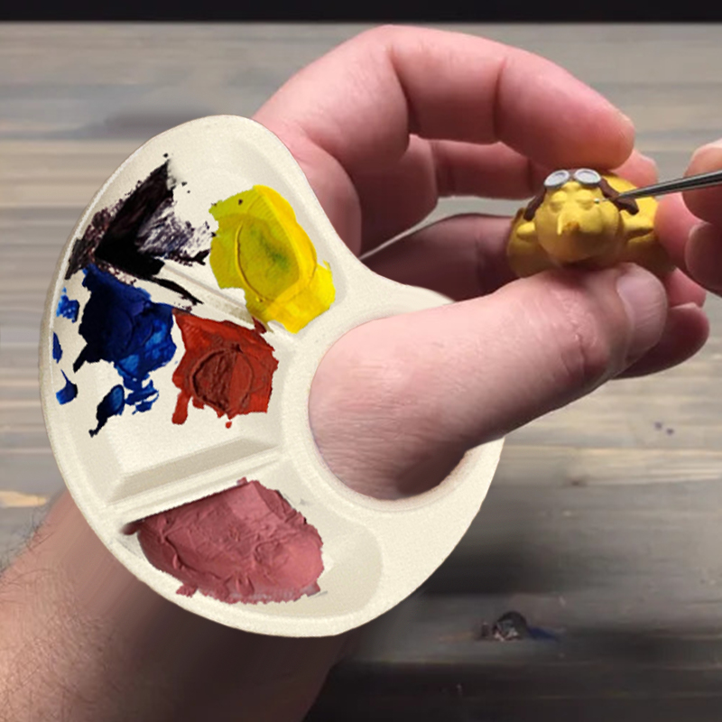 1/2pc Thumb Palette Ergonomic  - Art Craft Classes avis et prix