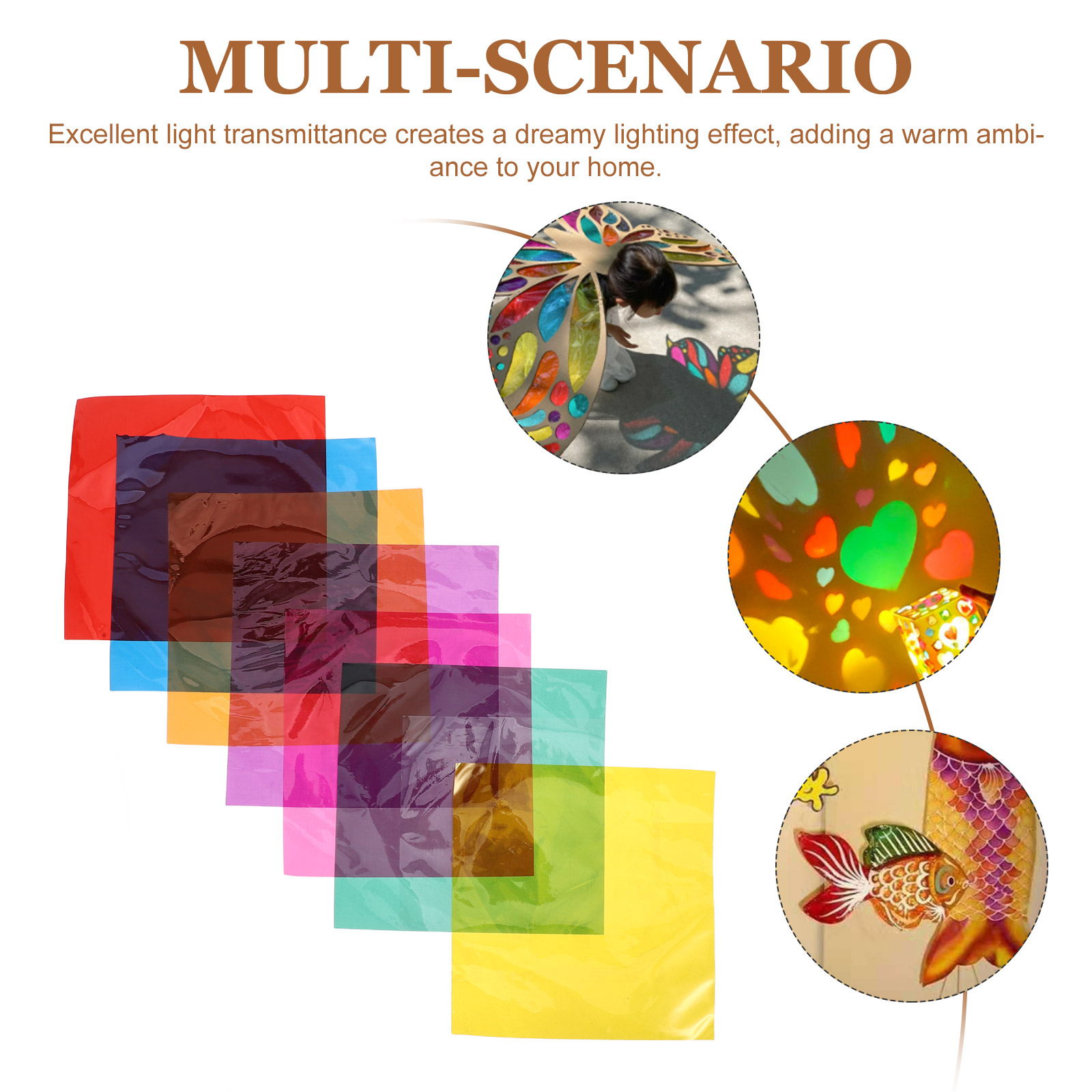 90Pcs Multi Colored Cellophane - Art Craft With Paper avis et prix