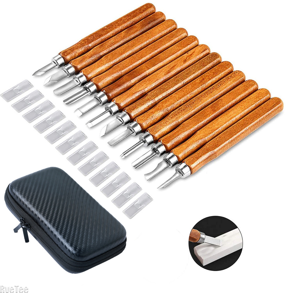 12Pcs SK2 Woodworking Carving  - Craft Art Set avis et prix