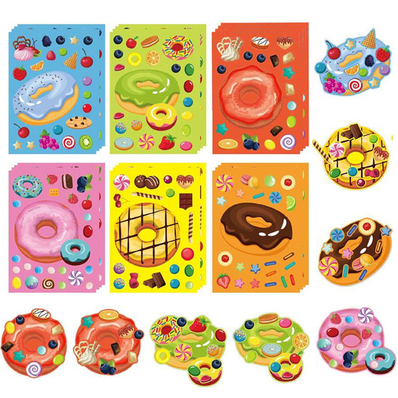 Make a Face Donut Stickers for - Art Craft 5 Year Old avis et prix